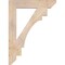 Ekena Millwork Merced Slat Smooth Bracket, Douglas Fir, 5 1/2"W x 34"D x 46"H BKT06X34X46MRC06SDF - alternate 4
